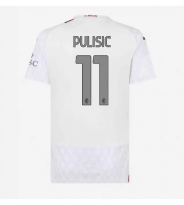 Maillot de foot AC Milan Christian Pulisic #11 Extérieur Femmes 2023-24 Manches Courte